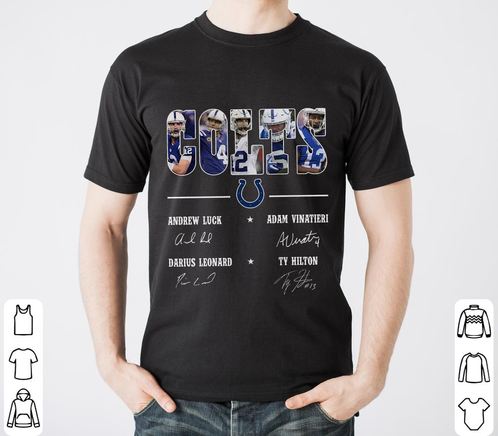 Awesome Indianapolis Colts Team names signature shirt, hoodie, sweater
