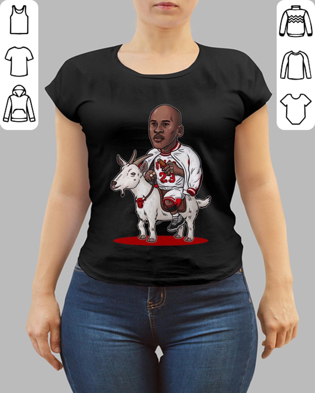 michael jordan goat shirt
