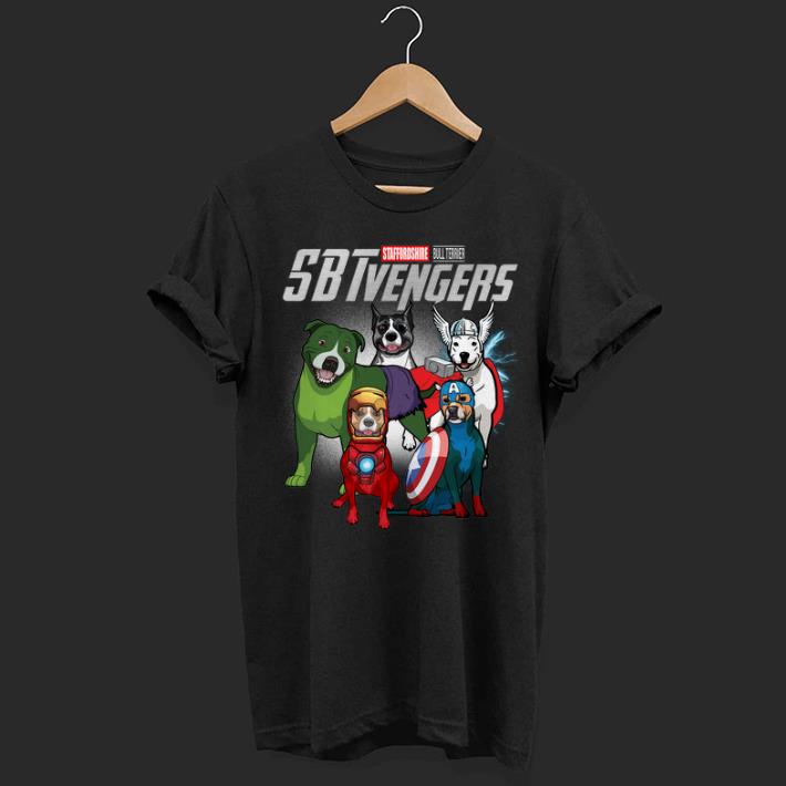 Marvel SBTvengers Avengers Endgame Staffordshire Bull Terrier shirt