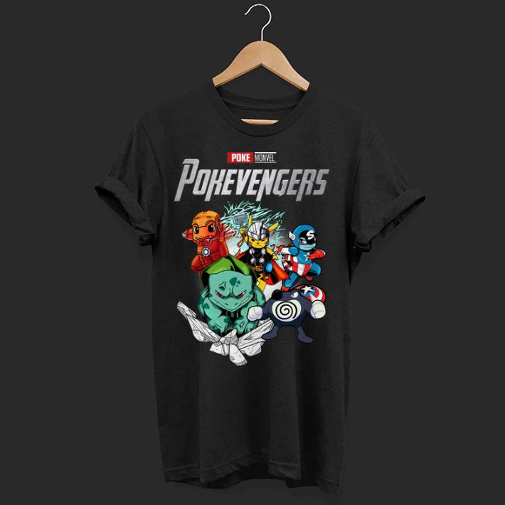 Poke Monvel Pokevengers Marvel Avengers Endgame shirt
