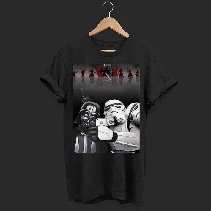 Star Wars Darth Vader and stormtroopers take a selfie shirt