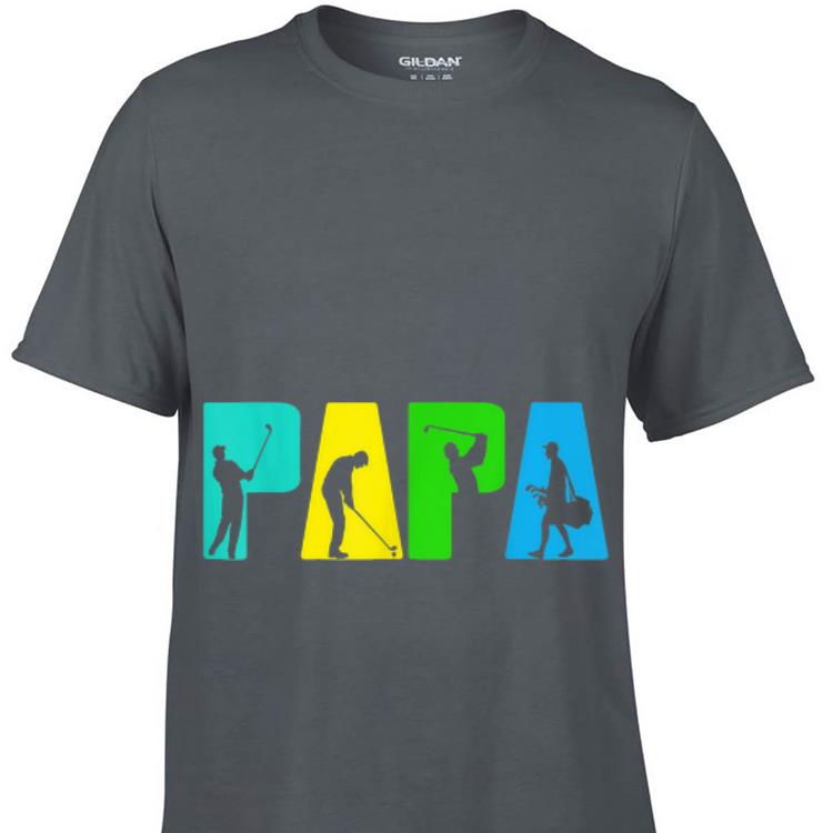 Awesome Fathers Day Golfing Papa shirt