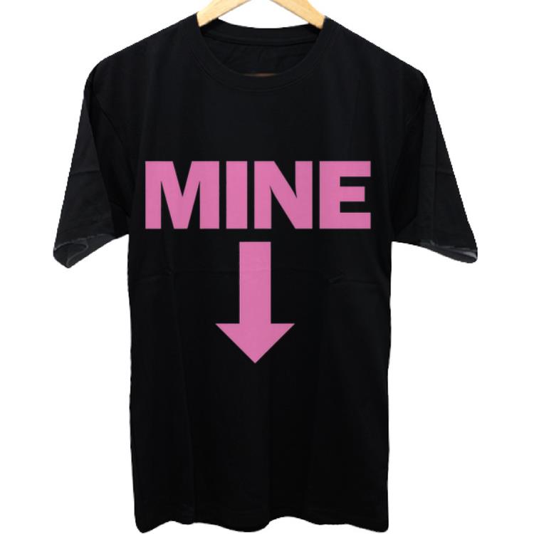 Awesome Mine Down Arrow Pro Choice Pro Abortion Pink shirt