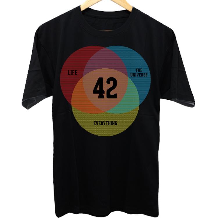 Awesome Venn Diagram Life the Universe & Everything shirt