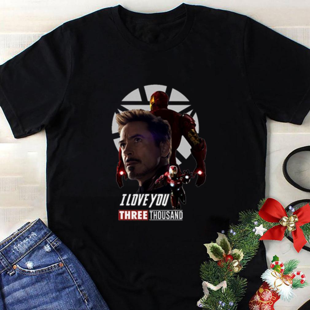 Nice Iron Man i love you three thousand Avengers Endgame shirt