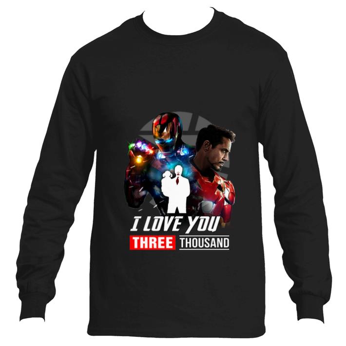 Official Ironman And Daughter I Love You Three ThouSand shirt
