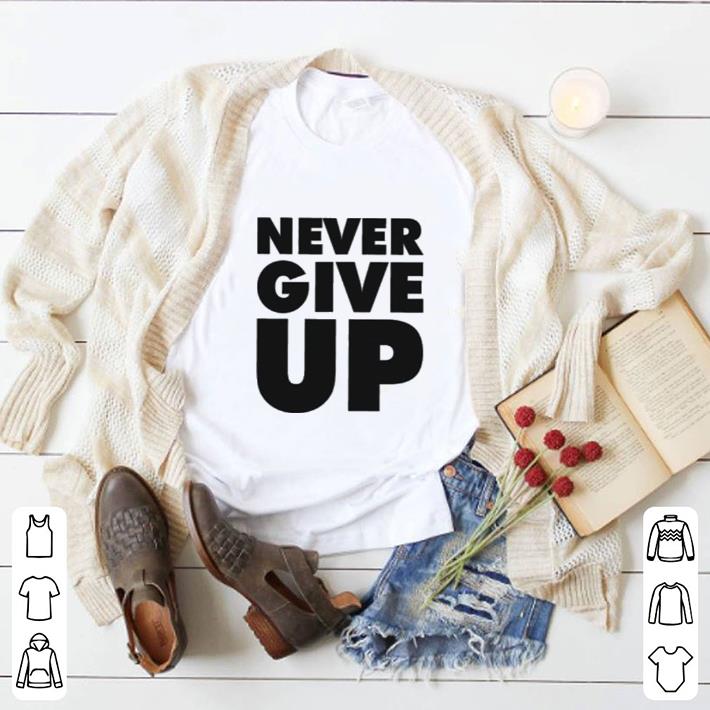 Original Never Give Up Mohamed Salah shirt
