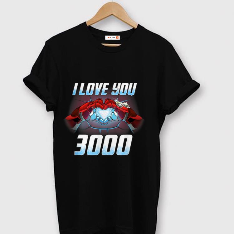 The best I love you 3000 father's day Iron man End Game infinity Gaunt shirt