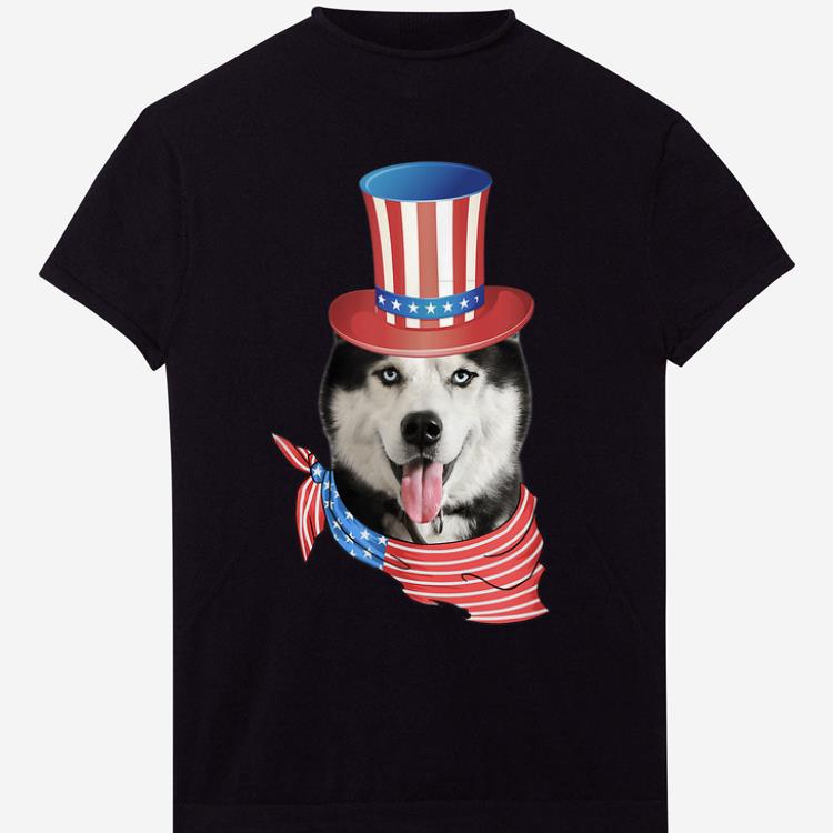 American Flag - Husky 4th Of July shirt