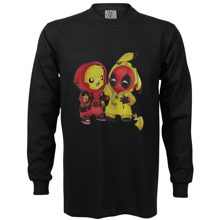 Awesome Pokemon Pikachu and Deadpool shirt