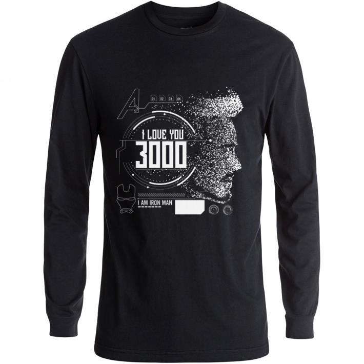Hot I love you 3000 I am Iron man Marvel shirt
