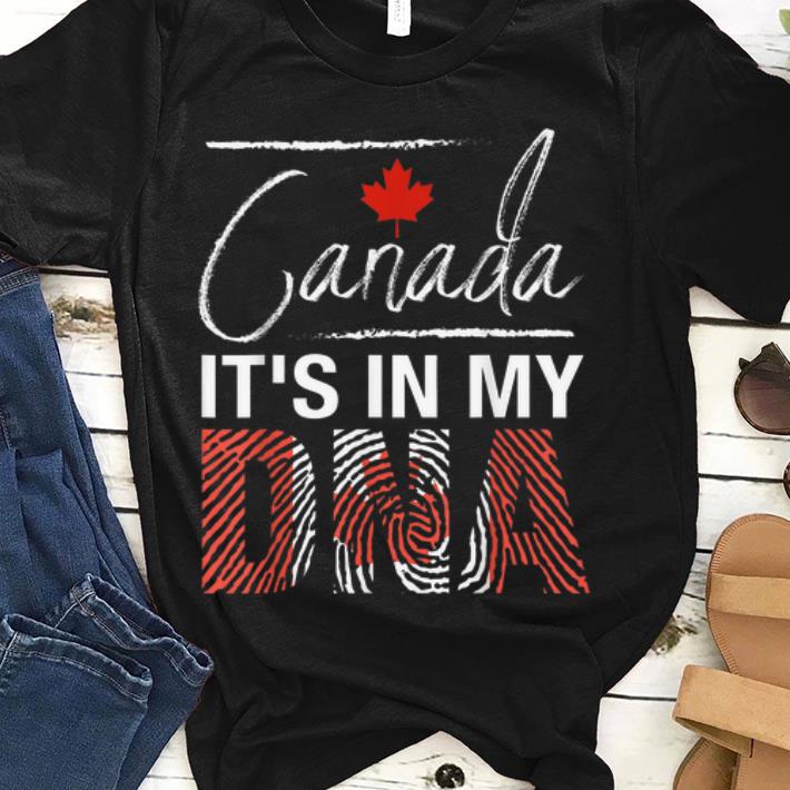 It's In My Dna Canada Flag Canada Day shirt