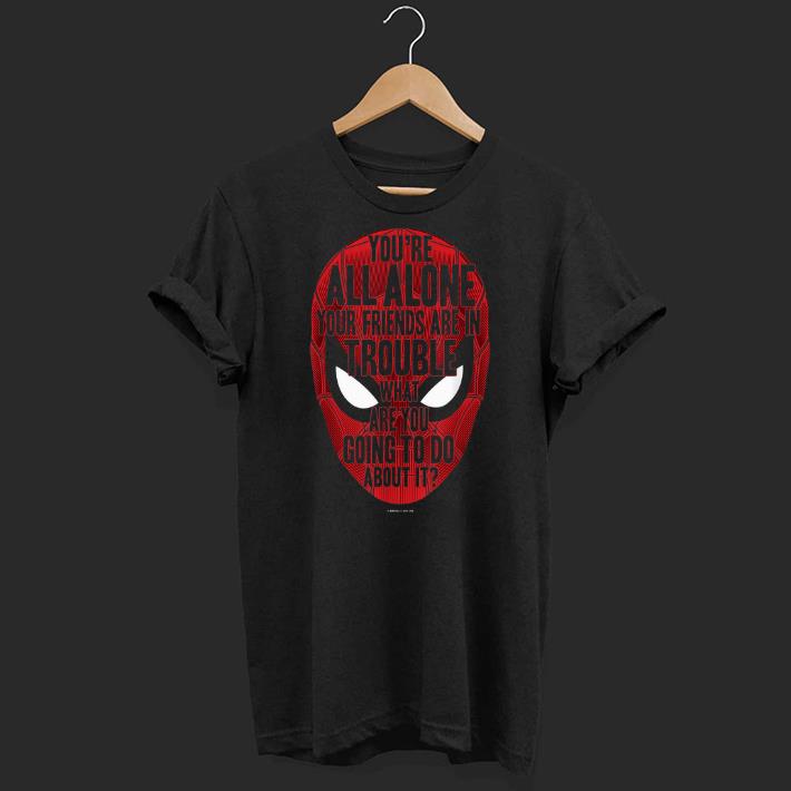 Marvel Spider-man Far From Home Build-up Quote shirt