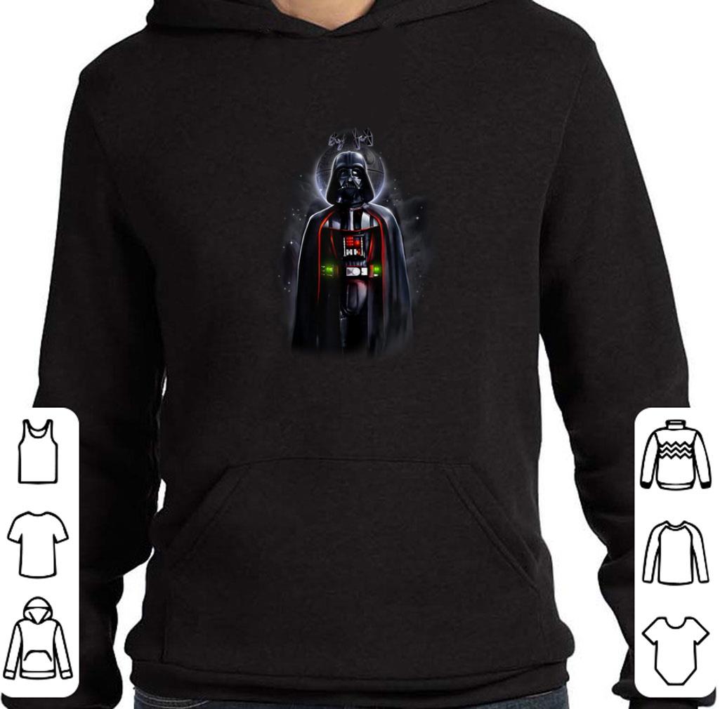 Nice Star Wars Darth Vader with death star portrait shirt