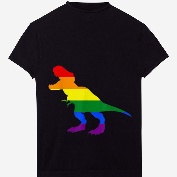 Official Dinosaur Pride Rainbow Flag LBGT Pride Month Shirt