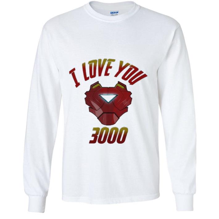 Official I Love You 3000 Iron Man Avengers Endgame Tony Stark shirt