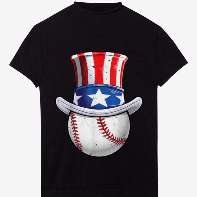 Original Baseball Uncle Sam 4th Of July American Flag Shirt