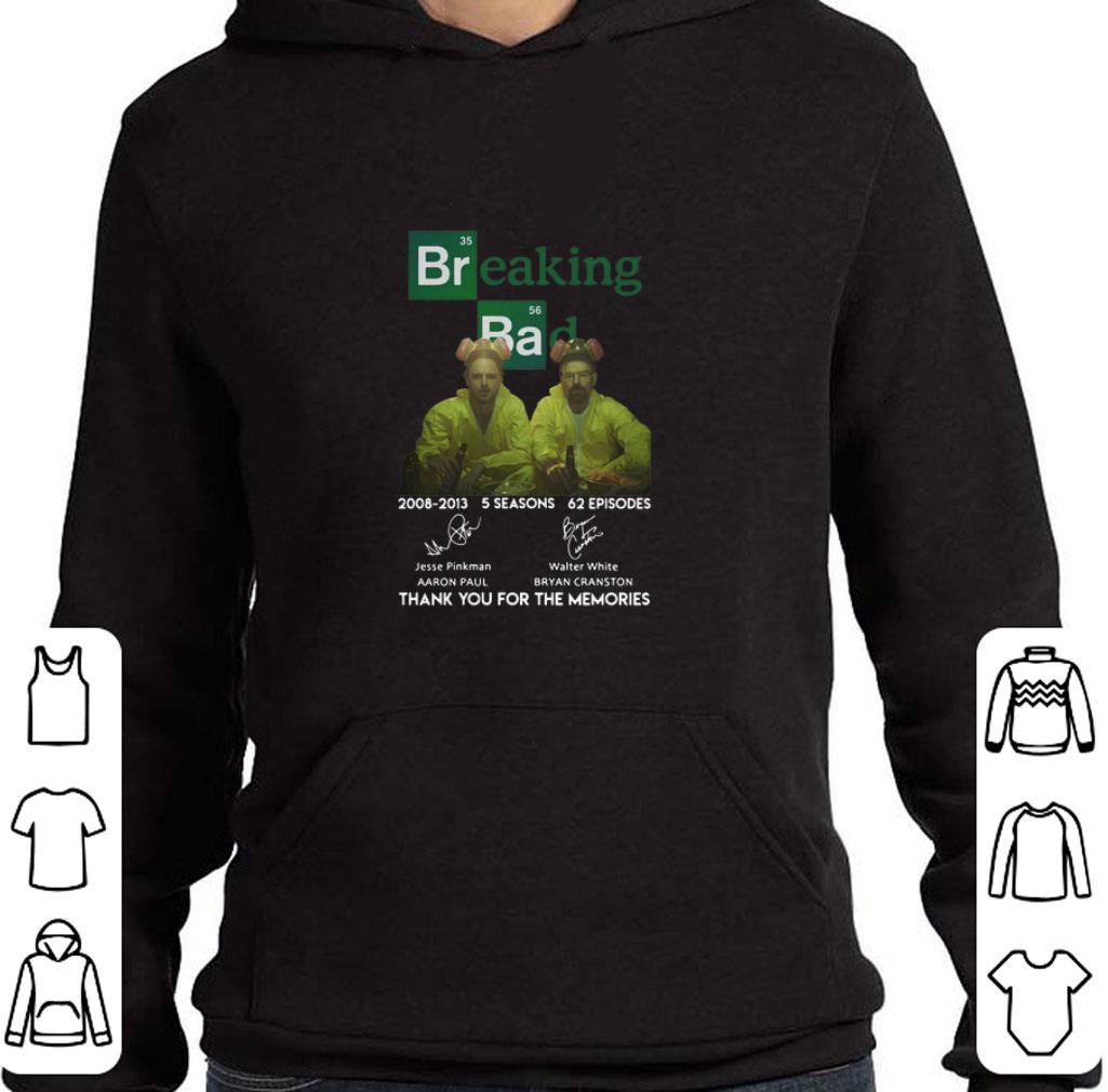 Original Breaking Bad 2008-2013 5 seasons 62 episodes signatures shirt