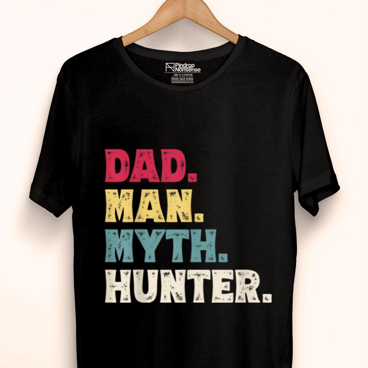 Original Dad Man Myth Hunter Father's Day Vintage Hunting Gift Shirt