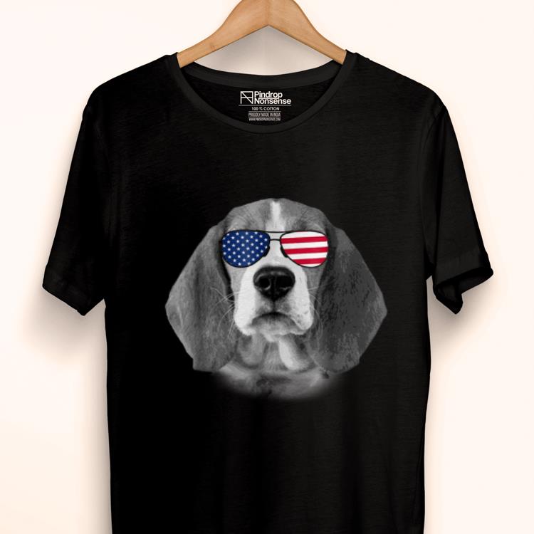 Original Patriotic Beagle Dog Merica 4th Of July Shirt