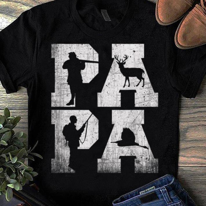 Premium Hunter Dad Papa Hunting Deer Goose Shirt