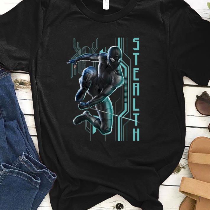 Spider-man Far From Home Black Stealth Suit Tech Poster shirt