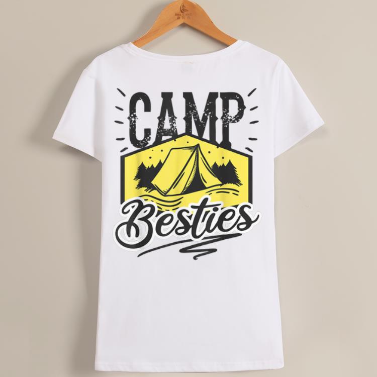 Top Camp Besties Summer Camping Vacation Camper shirt