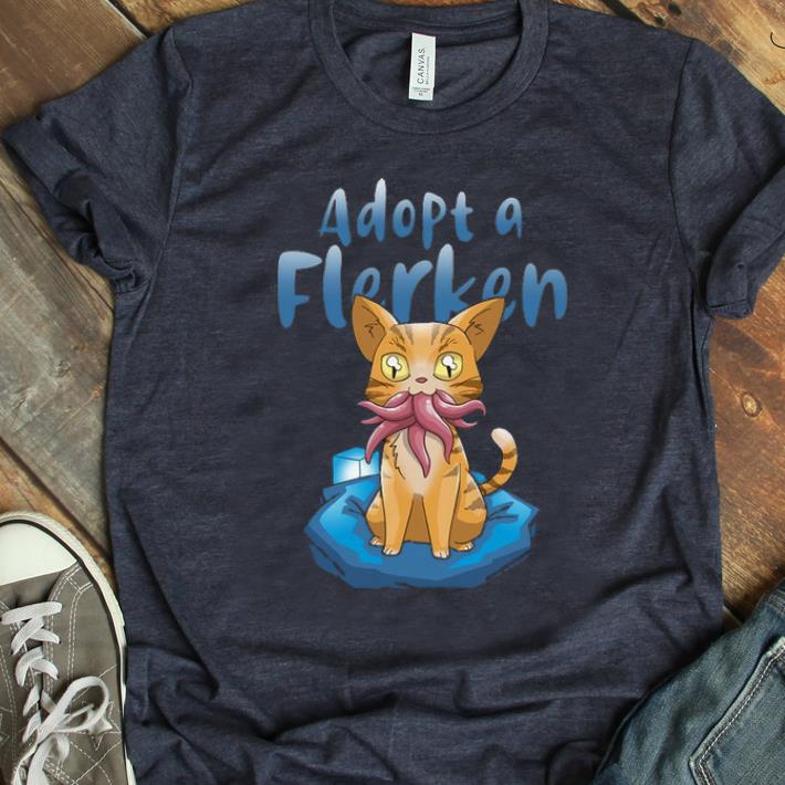 Awesome Adopt A Flerken Cat Eating Octopus shirt