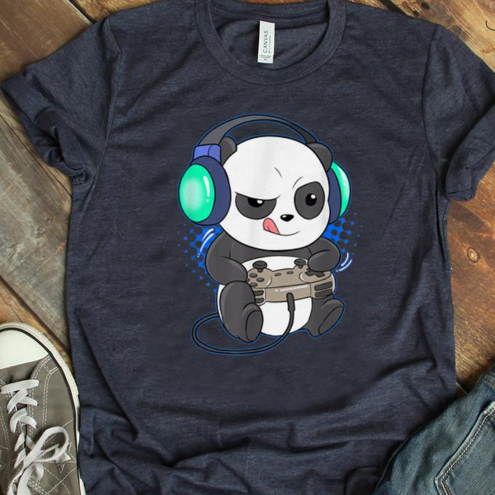 Awesome Gaming Panda Computer Player Videogame shirt