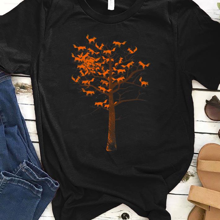 Hot Blazing Fox Tree With Fox Leaves shirt