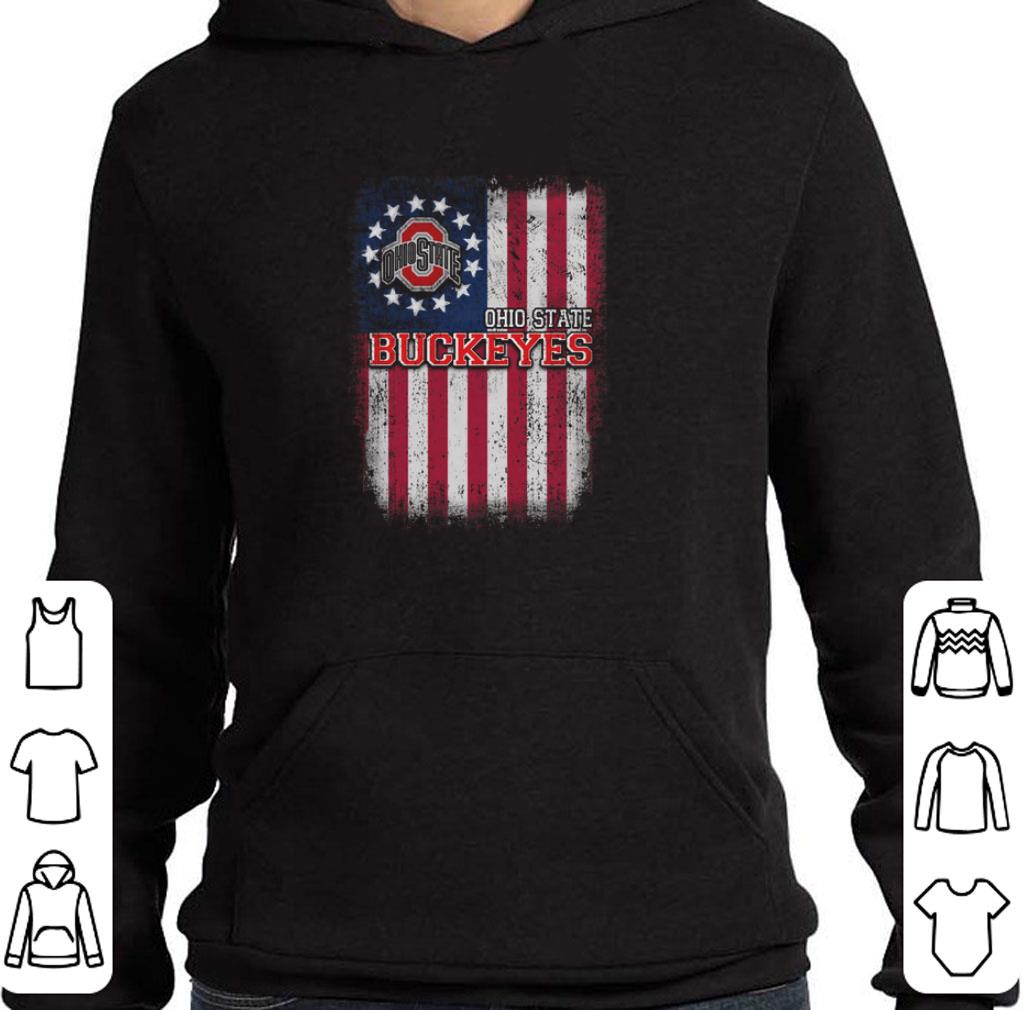 Nice Ohio State Buckeyes Betsy Ross flag shirt