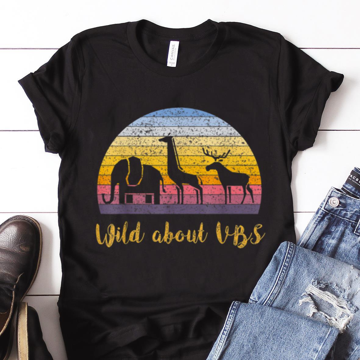  Nice price Wild About VBS Animal Vintage shirt
