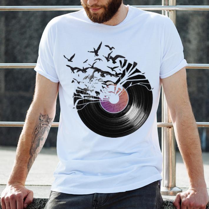 Official Broken Vinil Recorn Release Flying Birds shirt