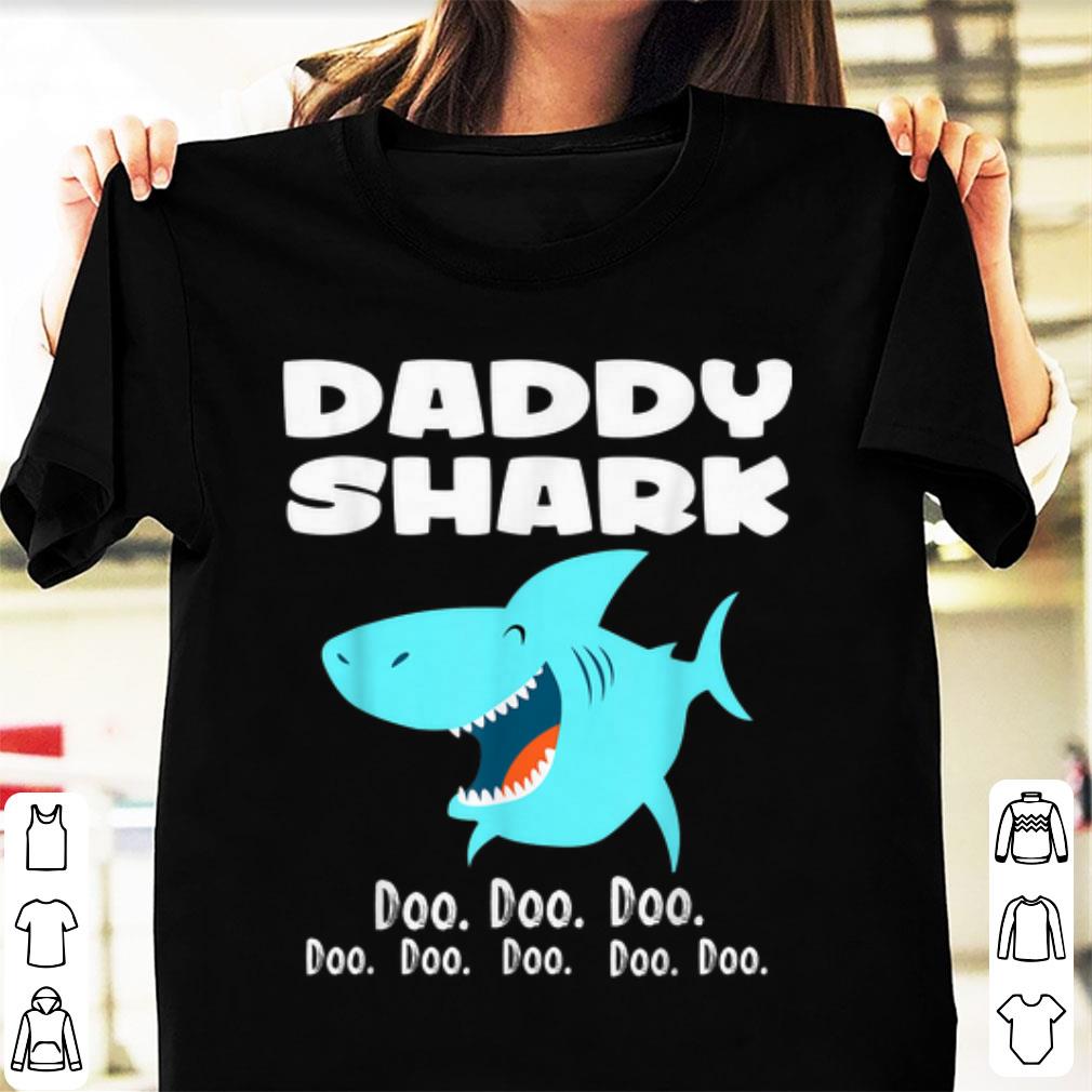 Original Daddy Shark Doo Doo Blue Shark shirt