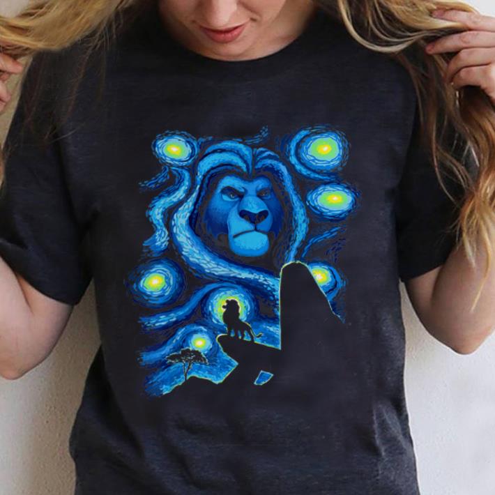 Premium Disney Lion King Mufasa Starry Night Pride Rock shirt