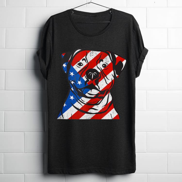 Premium Fourth Of July Patriotic Pitbull American Flag shirt