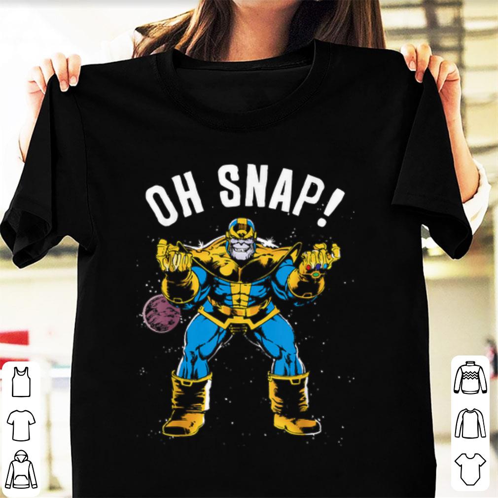 Premium Marvel Thanos Space Oh Snap! Retro Comic Style shirt