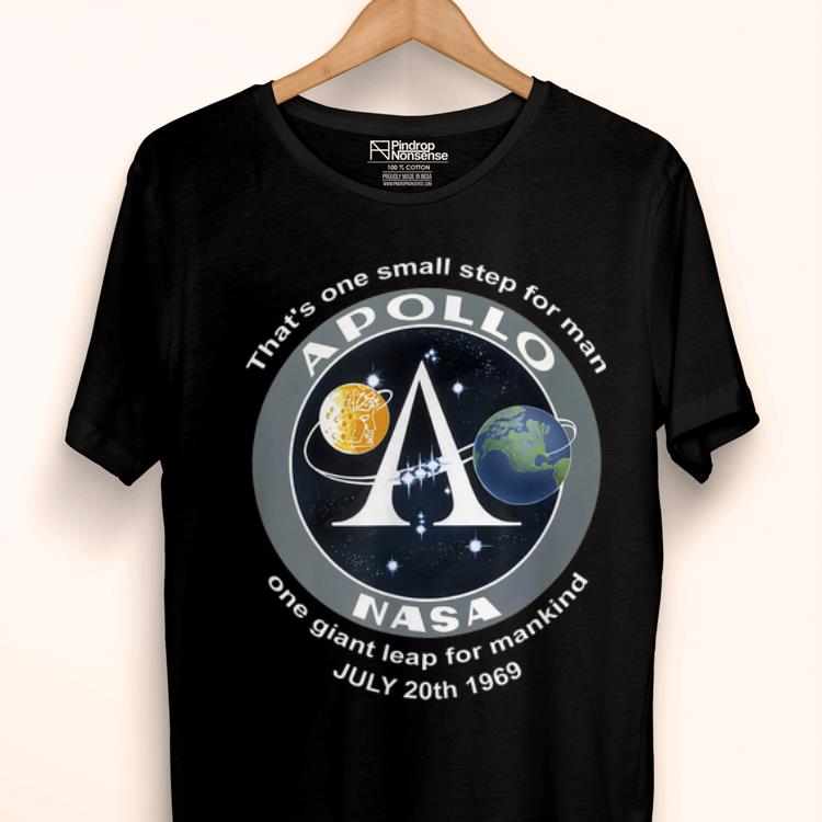 Premium NASA Apollo That's One Small Step For Man One Gaint Leap For Mankind shirt