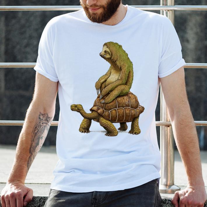 Premium Speed is Relative Sloth And Turtle Moving Slowly shirt