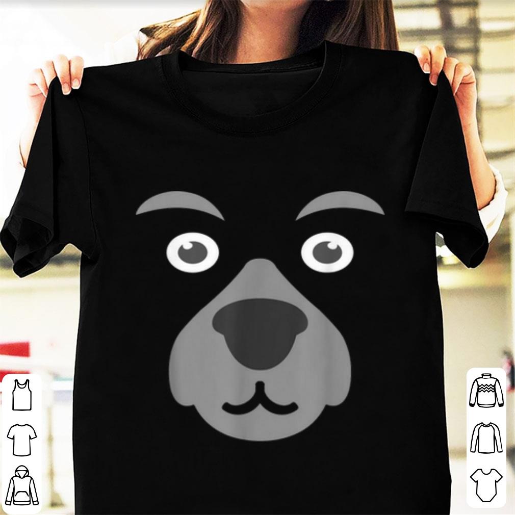 Beautiful Funny Cute Bear Face Mask Halloween Costume Gift shirt