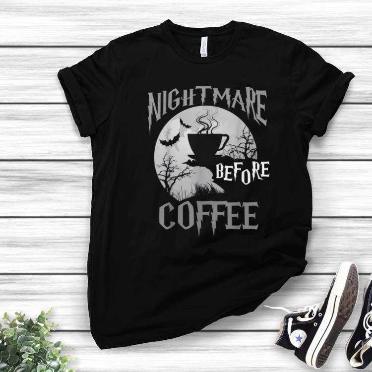 Hot Cute Nightmare Before Coffee Halloween Funny Mug Gift