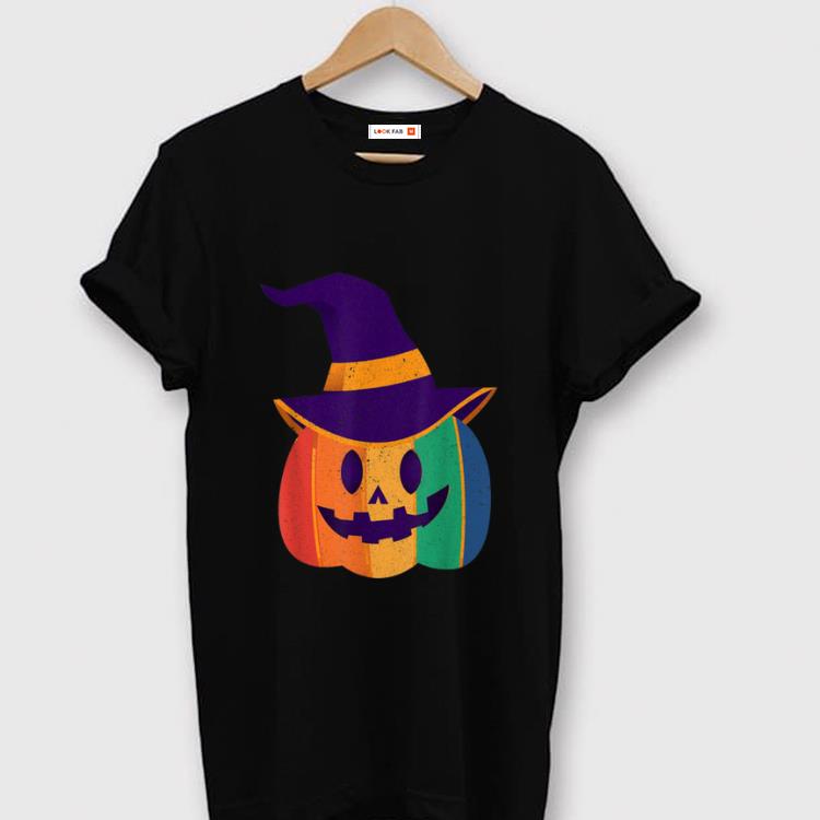 Nice Funny Vintage Retro Pumpkin Halloween Witch Gift shirt