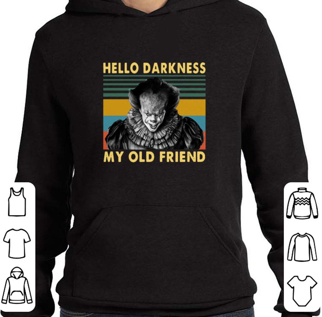 Nice Pennywise hello darkness my old friend vintage shirt