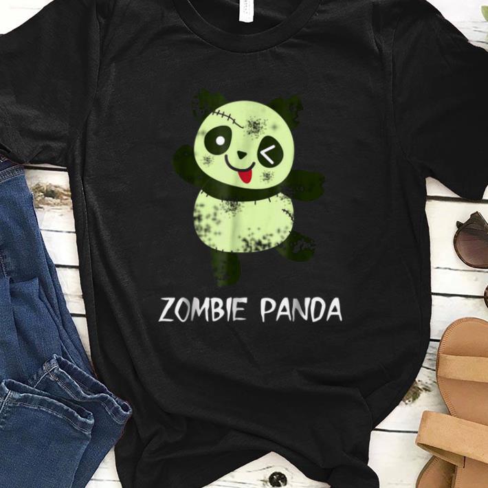 Original Cute Zombie Panda Bear Halloween Scary Kawaii Blink shirt