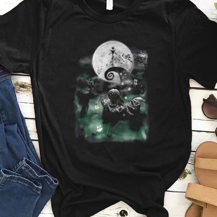 Original Disney The Nightmare Before Christmas Haunted Scene shirt