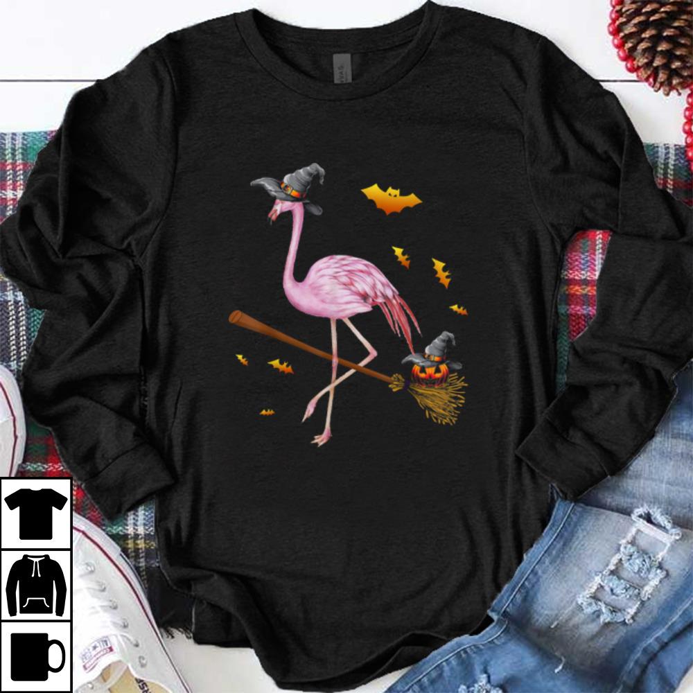 Original Flamingo Witch Easy Halloween Costume Party Gift shirt