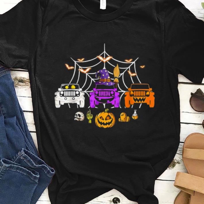 Original Halloween-jeep-costume Mummy Witch Pumpkin Skull Gift shirt