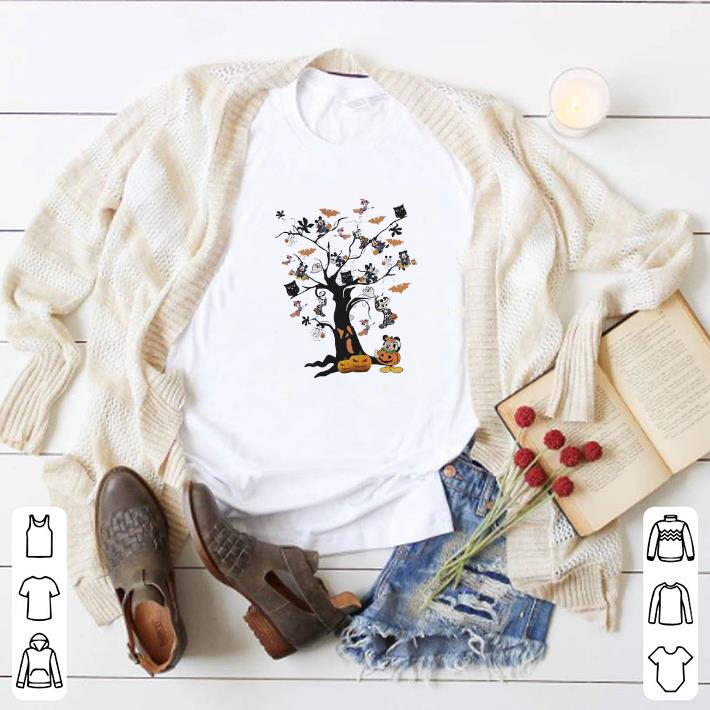 Original Mickey Mouse pumpkin boo ghost tree Halloween shirt