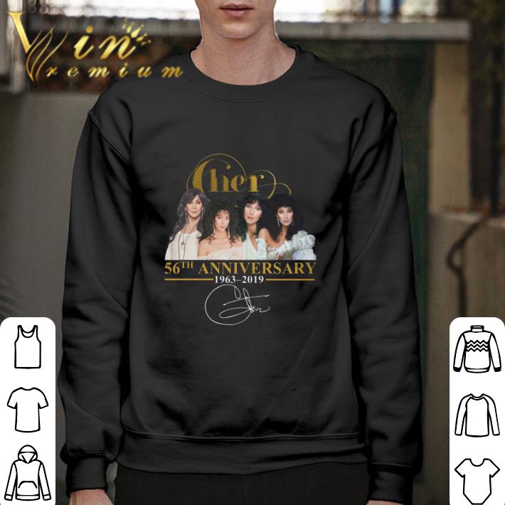 Premium Cher 56th anniversary 1963-2019 signature shirt