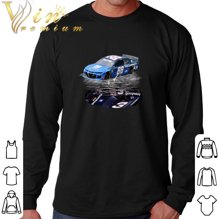 Premium Dale Earnhardt Jr. car water mirror reflection shadow shirt